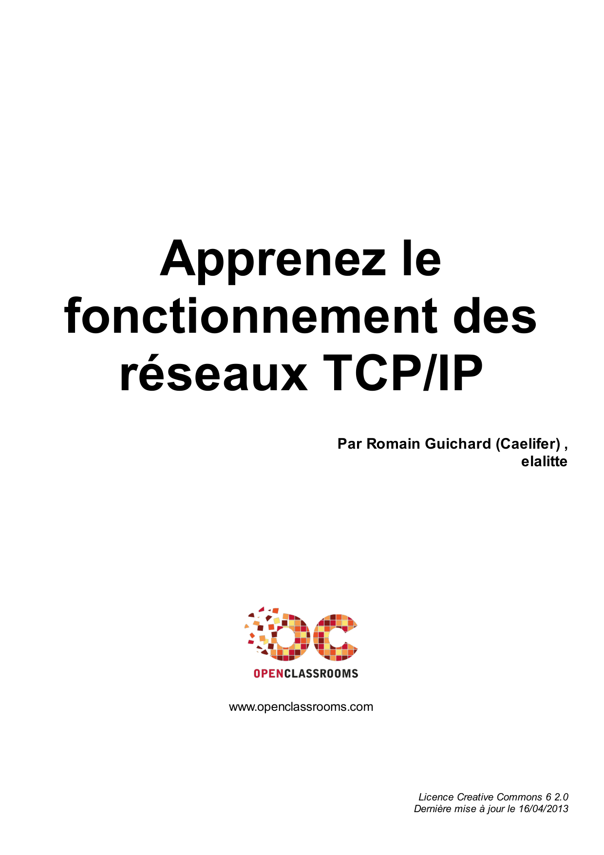 Couverture — Apprenez le fonctionnement des réseaux TCP/IP
