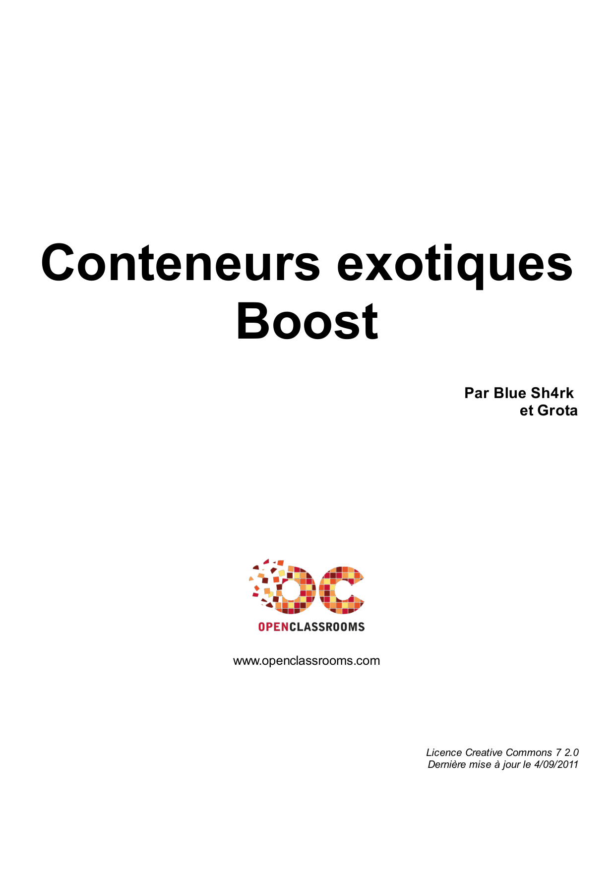 Couverture — Conteneurs exotiques Boost