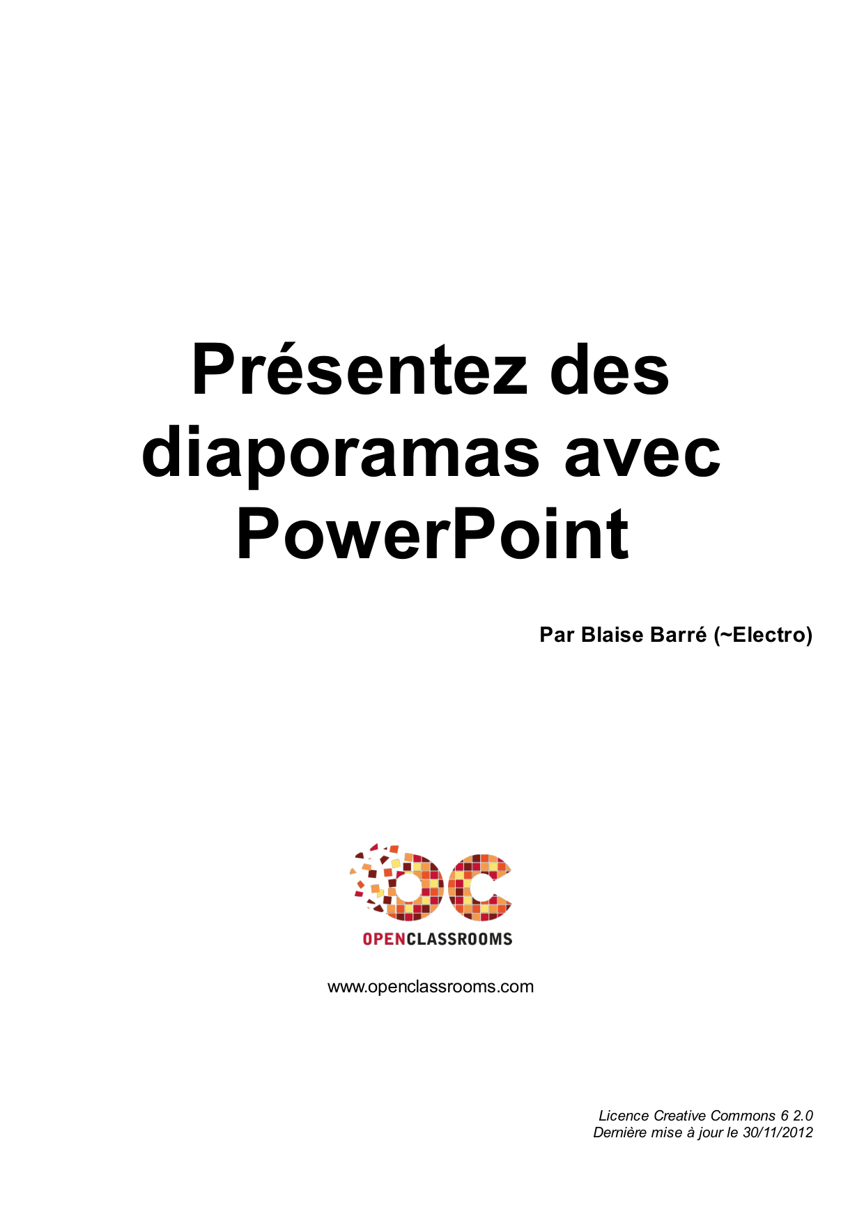 Couverture — Présentez des diaporamas avec PowerPoint